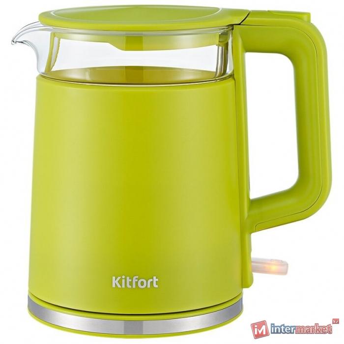 Чайник Kitfort КТ-6124-2, салатовый