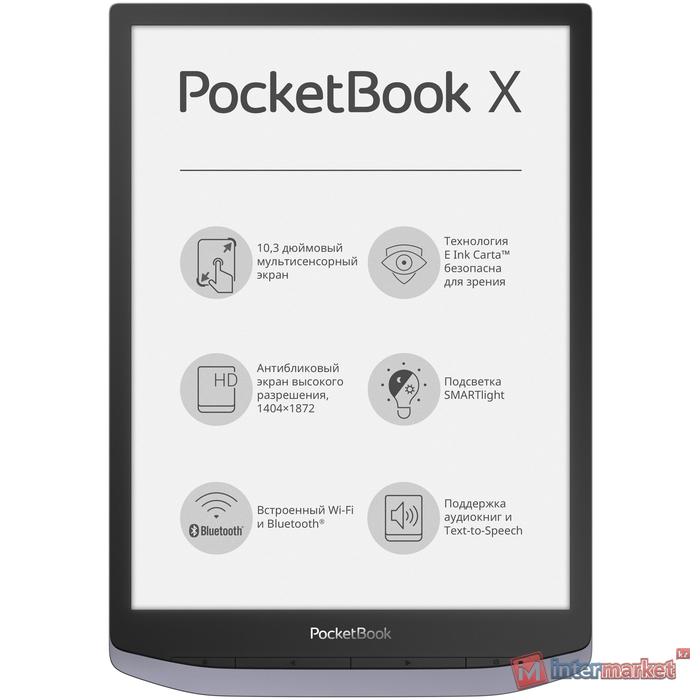 Электронная книга PocketBook PB1040 InkPad X, 1GHz,10.3